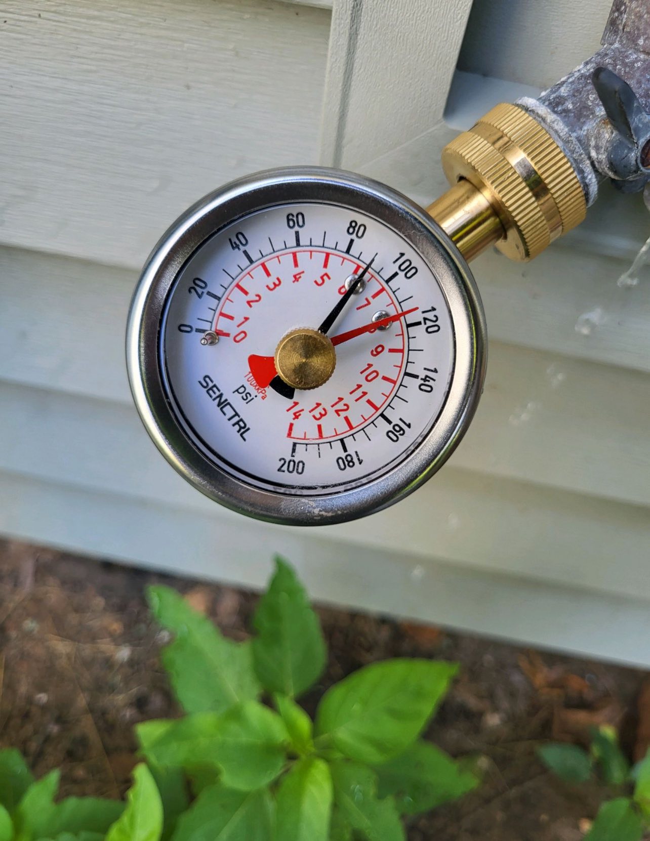Water pressure test
